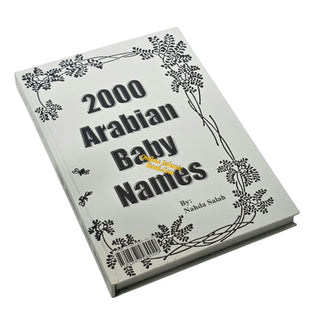 Book titled '2000 Arabian Baby Names' by Nahida Salah 