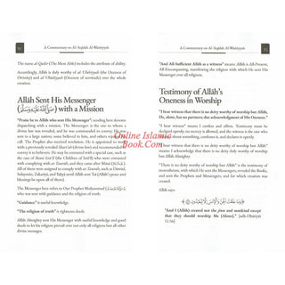 A Commentaary on Al-Aqidah Al-Wasitiyyah 2 Vol Set by Imam Ibn Taymiyyah ISBN Vol 1:9798892387484