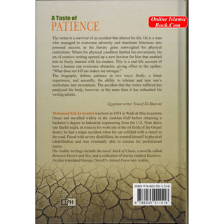 A Taste of Patience By Mohamed Eid Al-Araimi
ISBN: 9786035011518