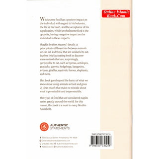 Animals As Food: The Permissible &amp; Impermissible By Shaykh Ibrahim Al-Mazrou'i
ISBN:9798350730258