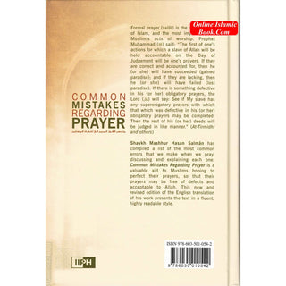 Common Mistakes Regarding Prayer By Mashhur Hasan Salman
ISBN: 9786035010542