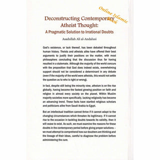 Deconstructing Contemporary Atheist Thought