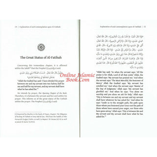 Explanation Contemplation upon Al-Fatihah,
The Mother of the Book Integral Aspect of the Prayer By Shaikh Saalih ibn Abdul-Aziz Aal Ash-Shaikh
ISBN: 9798350711547