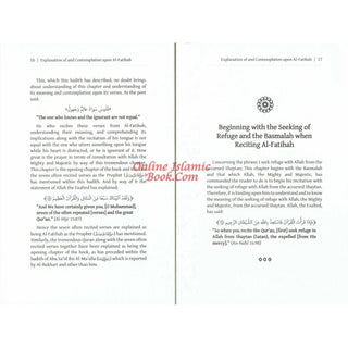 Explanation Contemplation upon Al-Fatihah,
The Mother of the Book Integral Aspect of the Prayer By Shaikh Saalih ibn Abdul-Aziz Aal Ash-Shaikh
ISBN: 9798350711547