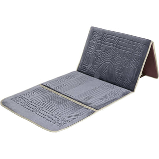 Prayer Rug with Back Support Foldable Meditation Floor Chair