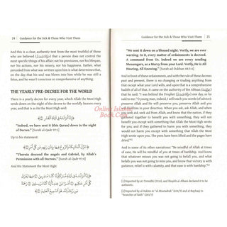 Guidance For The Sick &amp; Those Who Visit Them