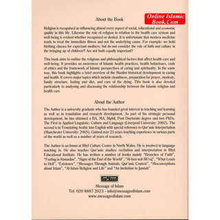 Health care and wellbeing in Islam By Dr. Abdul Karim
ISBN: 30120130117