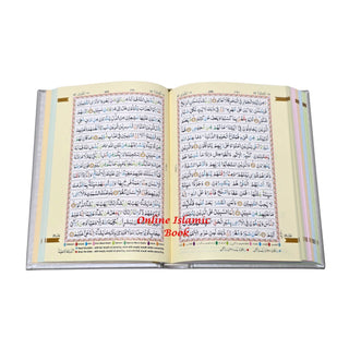 The Holy Quran-Color Coded Tajweed Rules (Ref 123-CC) Persian Script (Medium Size)