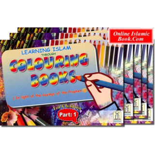 Learning Islam Through Coloring Books For Childrens (5 Books Set)