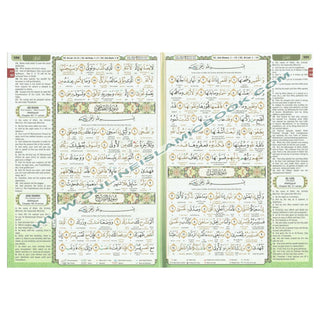 Maqdis Quran ' The Noble Quran Word By Word Translation and Color Coded Tajweed (Al Quran Al Karim) Small Size A5 (English-Arabic)
ISBN: 9789834334567