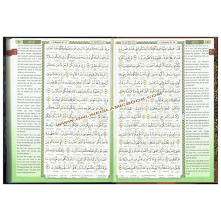 Maqdis Quran ' The Noble Quran Word By Word Translation and Color Coded Tajweed (Maqdis Al Quran Al Karim) Medium Size B5 (English-Arabic)
ISBN: 9781958318010