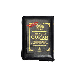 Interpretation of the Meanings of the Noble Quran Arabic and English language, Noble Quran Pocket Size ZipperNoble Quran Arb/Eng Pocketsize Zipper Case ISBN: 9782987466390