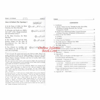 Interpretation of the Meanings of the Noble Quran in The English language, Noble Quran Medium Size

The Noble Quran Arabic and English (Medium size) (Hardcover) with Metal Corner Protector