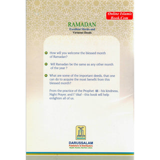 RAMADAN Excellent Merits and Virtuous Deeds By Hafiz Salahuddin Yusuf
ISBN: 9789696880677