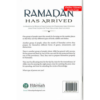 Ramadan Has Arrived By Shaykh Abd Al-Razzaq Ibn Abd Al Muhsin Al-Abbad
ISBN: 9781495118531