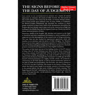 Signs before the day Of Judgement By Ibn Kathir & Mrs Huda Khattab
ISBN: 9781870582032
