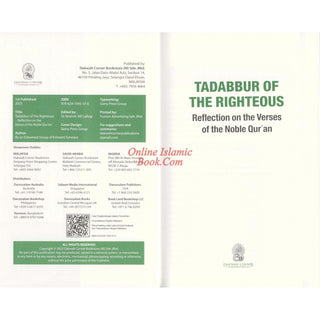Tadabbur of the Righteous: Reflection on the Verses of the Noble Quran
ISBN: 9786297545370