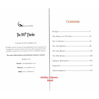 The 100th Murder by Asim Qureshi
ISBN: 9781738463848