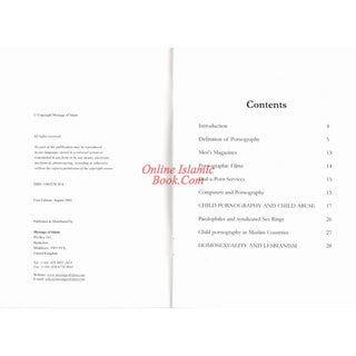 The Effect of Homosexuality and Pornography on Society By Shaykh Michael Mumisa
ISBN: 9781902570303