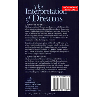 The Interpretation of Dreams By Ibn Sirin
ISBN: 9781870582087
