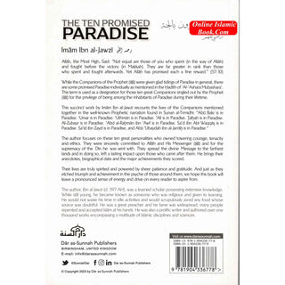 The Ten Promised Paradise by Imam Ibn al-Jawzi
ISBN: 9781904336778