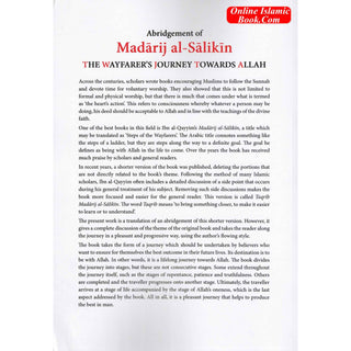Imam Ibn Qayyim Al-Jawziyyah: The wayfarer’s Journey Towards Allah (Abridgement of Madarij Al-Salikin)