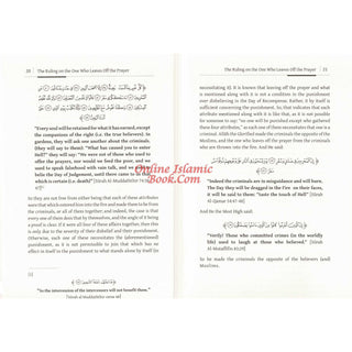 The Ruling On The One Who Leaves Off The Prayer By Shaykh Muhammad Taqiud-Deen al-Hilali
ISBN: 9798350721713