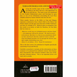 Yajuj and Majuj By Muhyi'd-din abd al-Hamid
ISBN: 9781870582605