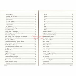 Yoruba and IFA Polythesim in Light of Islamic Monotheism,9798350754711