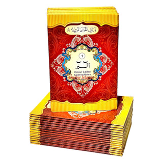 Para Set of the Holy Quran Color coded Tajweed Rules 30 Parts set -9 Lines - Online Islamic Book