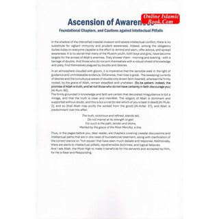 Ascension of Awareness Foundational by Dr Salih bin Abdulaziz bin Uthman Sindi